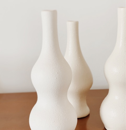 vases en formes arrondies